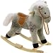 42cm Rocking Horse Grey