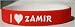 I Love Zamir Custom Wristband