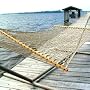 Pawleys Island Large DuraCord Rope Hammock, Taupe