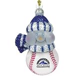 MLB All-Star Light-Up Snowman - Colorado Rockies (Set of 4)