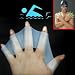 Silicone Swim Gloves M