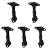 VideoSecu 5 Black Deluxe Speaker Mount Brackets for Walls and Ceilings 1XZ