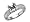 0.25 cts Round Diamonds Engagement Ring in 14k White Gold Size 5 LIFETIME WARRANTEE