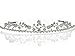 SparklyCrystal Bridal Wedding Prom Rhinestone Crystal Gold Tiara 7275G