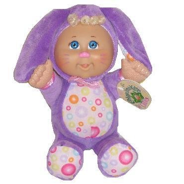 416HI7M82LL Cabbage Patch Kids Cuties Plush Doll   Purple Bunny