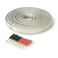 Belkin AV 15 AWG Flat Speaker Wire with Pins 9m