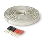 Belkin AV 15 AWG Flat Speaker Wire with Pins 9m