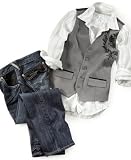 Guess? Boys Herringbone Vest