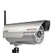 Kamera & Foto : iClever® Wansview Überwachungskamera NCB-543W Outdoor Wireless IP Kamera 6mm Objektiv mit 20-25 Meter IR Nachtsicht, Bewegungserkennung und Alarm Mail, WIFI und CMOS M-JPEG über iPhone & Internet