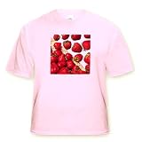 Strawberries - Light Pink Infant Lap-Shoulder Tee (12M)