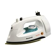 Steam Iron with Automatic Retractable Cord Reel and Non-Stick Coating
