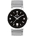 Bulova Men's Diamond Black Dial Steel Bracelet Watch - 96D18