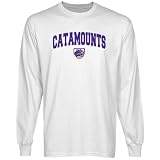 NCAA Western Carolina Catamounts White Logo Arch Long Sleeve T-shirt-