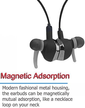 Bluetooth Sports Headphones, Youngway(TM) HIFI Stereo Sound Quality Wireless Sweatproof Earbuds with Magnetic Attraction /Selfie for iOS Android Smartphones