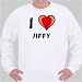 I Love jiffy Sweatshirt