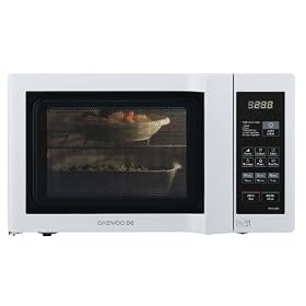 Daewoo KOR6L6BD 20Lt 800w Duo-Plate Digital Microwave, White