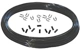 400lb Monofilament Leader Speargun Line Kit (10 Crimps & Thimbles, 100ft 2.0mm Mono)