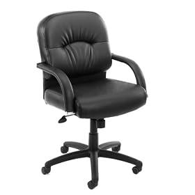 Boss Mid Back Caressoft Chair Black