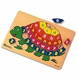 Bigjigs Toys Learning Resources Turtle Alphabet & Number Puzzle