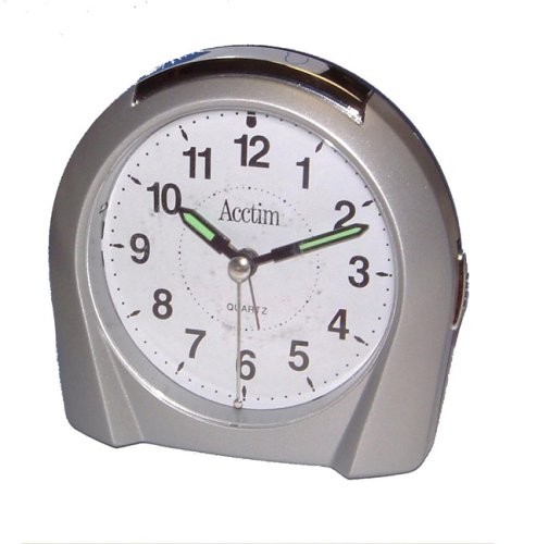 Sweeper Alarm Clock Silver