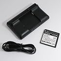 au HTC EVO 3D ISW12HT / クレードル / 予備電池 & 充電スタンド & ケーブル 3点セット