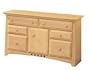 Dressing - Changing Combo Table- Natural Finish