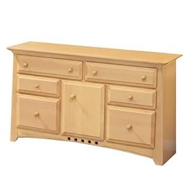 Dressing - Changing Combo Table- Natural Finish