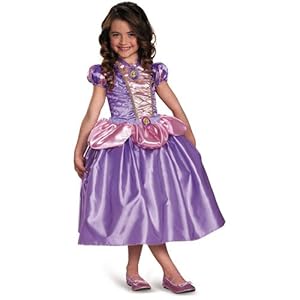 Rapunzel Classic Toddler Halloween Costume with Cameo and Locket 3T-4T