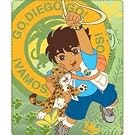 Childrens/Kids Boys Go Diego Go Fleece Blanket/Throw