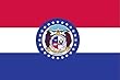 Valley Forge Nylon Missouri State Flag , measures 3-Foot x 5-Foot