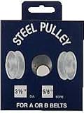 CHICAGO DIE CASTING S350AB6 STEEL PULLEY 3-1/2x5/8