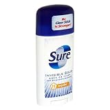 Sure Invisible Solid Anti-Perspirant & Deodorant, Regular, Regular Scent - 2.6 oz