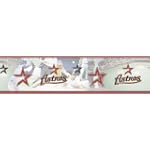 SAVE $22.51 - Houston Astros MLB Prepasted Wall Border, 6-Inch-by-15-Foot $12.48