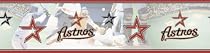 Houston Astros MLB Prepasted Wall Border, 6-Inch-by-15-Foot