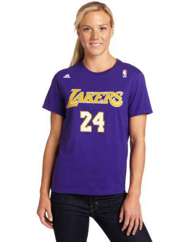 NBA Women's Los Angeles Lakers Kobe Bryant Game Time Short Sleeve Basic Tee (Purple, XX-Large)