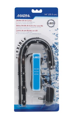 Hagen Marina LED Curtain Betta Aquarium Air Pump, 14-Inch, Blue Hagen Marina LED Curtain Betta Aquarium Air Pump, 14-Inch, Blue