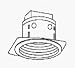 Cooper Lighting #P300TWW White Baffle Trim/Housing