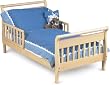Sleigh Toddler Bed In Natural Finish By Da Vinci Baby Furniture
