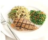 Grilled Chicken w/Rice Pilaf & Peas w/Shoestring Carrots