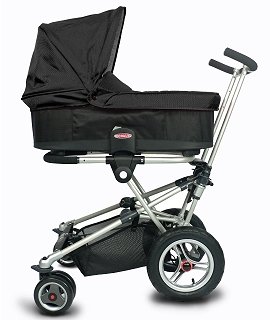 Childrens Toyshop  Toys : Micralite Toro in Black with Carry Cot