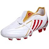  : adidas Men's Absolado PS TRX Firm Ground Soccer Cleat,White/Red/Gold,7 M