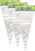 Large Clear Cone Cellophane Bags, 25ct (3 packs)