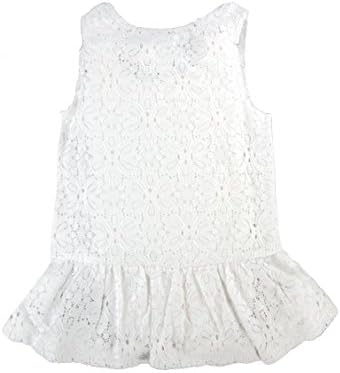 Baby Toddler Girls Crochet Coverup by Flapdoodles Collection - White - 3T
