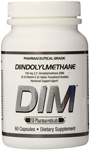 SD Pharmaceuticals Diindolylmethane Dim Hormonal Support Capsules, 60 Count by SD Pharmaceuticals