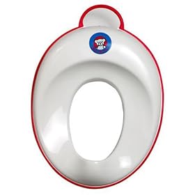 BabyBjorn Toilet Trainer (Snow White/Bright Red)