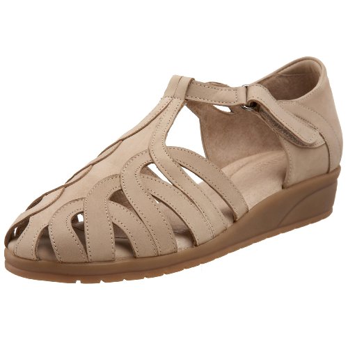 BeautiFeel Women's Brazil Flat,Taupe Leather,38 EU (US Women's 8 M)