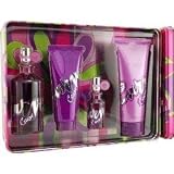 CURVE CRUSH by Liz Claiborne Gift Set for WOMEN: SET-EDT SPRAY 3.4 OZ & BODY LOTION 3.4 OZ & SHOWER GEL 3.4 OZ & EDT SPRAY .5 OZ & PLASTIC CASE