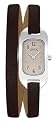 Opex - X0391LA3 - Ballerine - Montre Femme - Quartz Analogique - Cadran Beige Brossé - Bracelet Cuir Marron