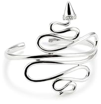 Nicky Hilton Sterling Silver Spike Cuff With Cubic Zirconia