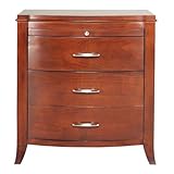 Modus Furniture Brighton Two Drawer Nightstand, Cinnamon